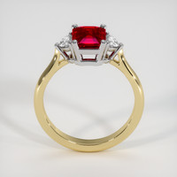 1.48 Ct. Ruby Ring, 18K White & Yellow 3