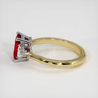 1.48 Ct. Ruby Ring, 18K White & Yellow 4