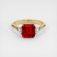 3.01 Ct. Ruby Ring, 14K Yellow Gold 1