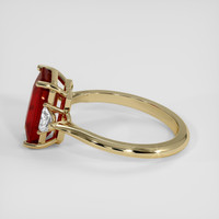4.02 Ct. Ruby Ring, 14K Yellow Gold 4