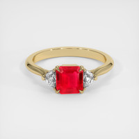 1.22 Ct. Ruby Ring, 14K Yellow Gold 1