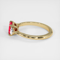 1.22 Ct. Ruby Ring, 14K Yellow Gold 4