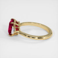 2.31 Ct. Ruby Ring, 14K Yellow Gold 4