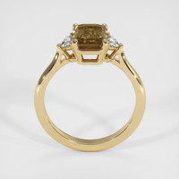2.53 Ct. Brown Sapphire Ring, 14K Yellow Gold 3