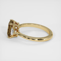 2.53 Ct. Brown Sapphire Ring, 14K Yellow Gold 4