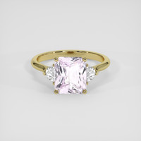 3.02 Ct. Pink Sapphire Ring, 14K Yellow Gold 1