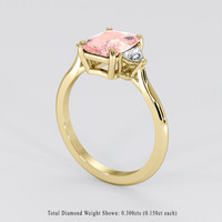 1.68 Ct. Padparadscha Sapphire Ring, 14K Yellow Gold 2