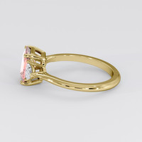 1.68 Ct. Padparadscha Sapphire Ring, 14K Yellow Gold 4