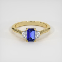 0.53 Ct. Sapphire Ring, 14K Yellow Gold 1