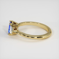 0.53 Ct. Sapphire Ring, 14K Yellow Gold 4