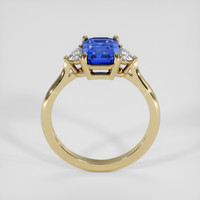 2.27 Ct. Blue Sapphire Ring, 14K Yellow Gold 3