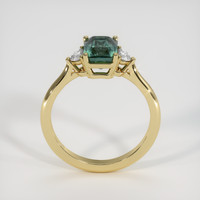 2.65 Ct. Green Sapphire Ring, 14K Yellow Gold 3