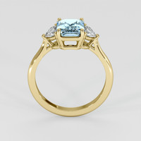 2.07 Ct. Blue Sapphire Ring, 14K Yellow Gold 3