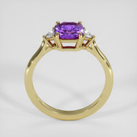 2.24 Ct. Pinkish Purple Sapphire Ring, 14K Yellow Gold 3