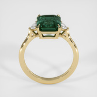5.52 Ct. Bluish Green Sapphire Ring, 14K Yellow Gold 3
