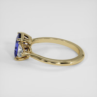 1.40 Ct. Blue Sapphire Ring, 14K Yellow Gold 4