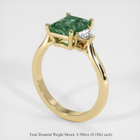 2.12 Ct. Sapphire Ring, 14K Yellow Gold 2