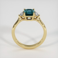 1.78 Ct. Bluish Green Sapphire Ring, 14K Yellow Gold 3