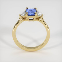 0.95 Ct. Blue Sapphire Ring, 18K Yellow Gold 3