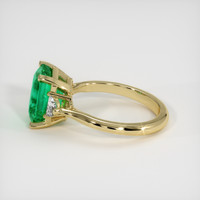2.36 Ct. Emerald Ring, 18K Yellow Gold 4