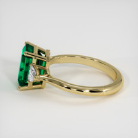 2.90 Ct. Emerald Ring, 18K Yellow Gold 4