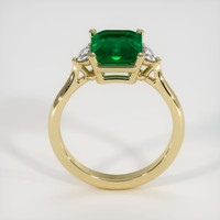 2.57 Ct. Emerald Ring, 18K Yellow Gold 3