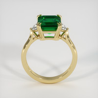 3.03 Ct. Emerald Ring, 18K Yellow Gold 3