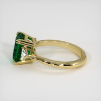 3.03 Ct. Emerald Ring, 18K Yellow Gold 4