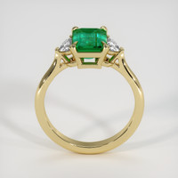 1.33 Ct. Emerald Ring, 18K Yellow Gold 3