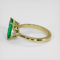 2.29 Ct. Emerald Ring, 18K Yellow Gold 4