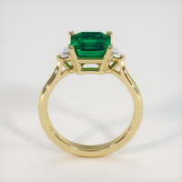 2.42 Ct. Emerald Ring, 18K Yellow Gold 3
