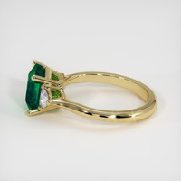 2.42 Ct. Emerald Ring, 18K Yellow Gold 4