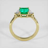 1.55 Ct. Emerald Ring, 18K Yellow Gold 3