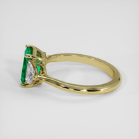 1.55 Ct. Emerald Ring, 18K Yellow Gold 4