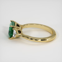 2.07 Ct. Emerald Ring, 18K Yellow Gold 4