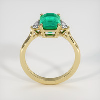 1.76 Ct. Emerald Ring, 18K Yellow Gold 3