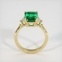 2.94 Ct. Emerald Ring, 18K Yellow Gold 3