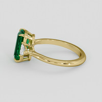 1.95 Ct. Emerald Ring, 18K Yellow Gold 4