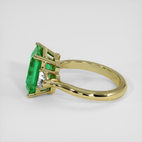 2.85 Ct. Emerald Ring, 18K Yellow Gold 4