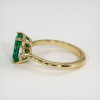 2.29 Ct. Emerald Ring, 18K Yellow Gold 4