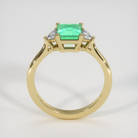 1.22 Ct. Emerald Ring, 18K Yellow Gold 3