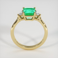 1.52 Ct. Emerald Ring, 18K Yellow Gold 3