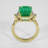 4.51 Ct. Emerald Ring, 18K Yellow Gold 3