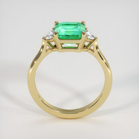 1.71 Ct. Emerald Ring, 18K Yellow Gold 3