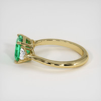 1.71 Ct. Emerald Ring, 18K Yellow Gold 4