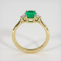 1.21 Ct. Emerald Ring, 18K Yellow Gold 3