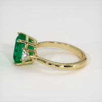 3.75 Ct. Emerald Ring, 18K Yellow Gold 4