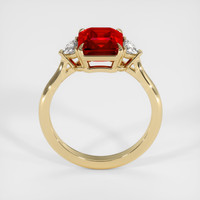 3.01 Ct. Ruby Ring, 18K Yellow Gold 3