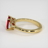 1.48 Ct. Ruby Ring, 18K Yellow Gold 4
