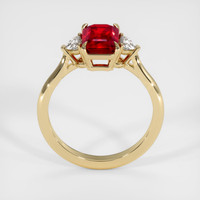2.01 Ct. Ruby Ring, 18K Yellow Gold 3